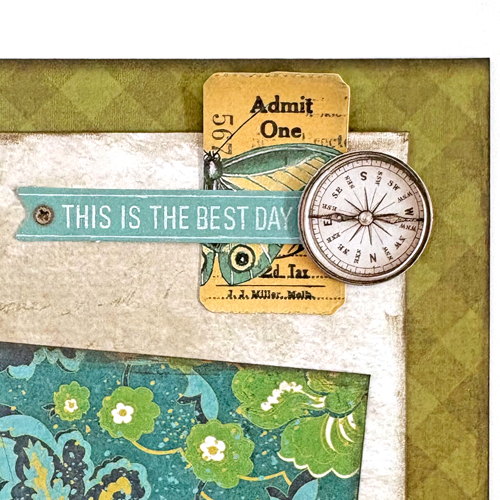 More Wander Travel Layout by Margie Higuchi for Scrapbook Adhesives by 3L 