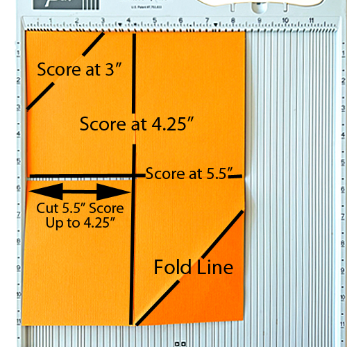 Double Pocket Hello Card by Margie Higuchi for Scrapbook Adhesives by 3L