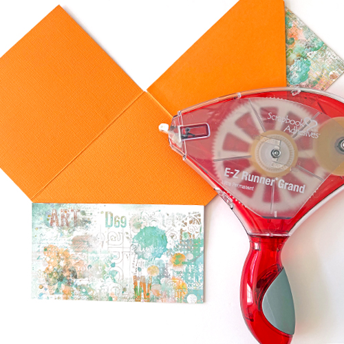Double Pocket Hello Card by Margie Higuchi for Scrapbook Adhesives by 3L