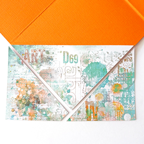 Double Pocket Hello Card by Margie Higuchi for Scrapbook Adhesives by 3L