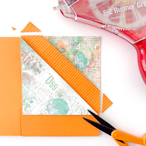 Double Pocket Hello Card by Margie Higuchi for Scrapbook Adhesives by 3L