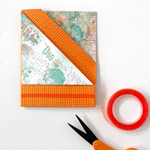 Double Pocket Hello Card by Margie Higuchi for Scrapbook Adhesives by 3L