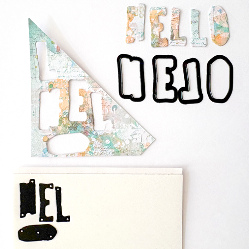 Double Pocket Hello Card by Margie Higuchi for Scrapbook Adhesives by 3L