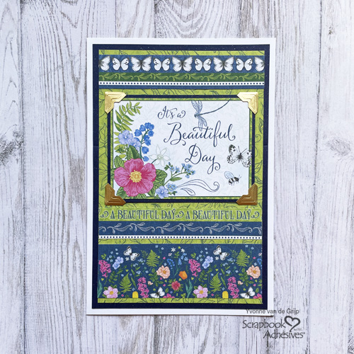 Beautiful Day Card by Yvonne van de Grijp for Scrapbook Adhesives by 3L