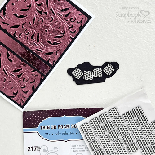 Embossed Foil Congratulations Card by Judy Hayes for Scrapbook Adhesives by 3L
