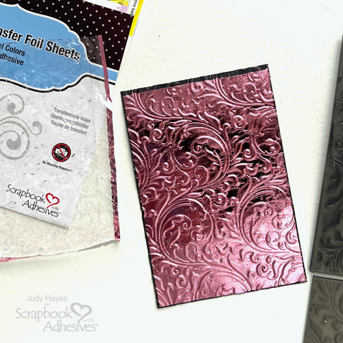 Embossed Foil Congratulations Card by Judy Hayes for Scrapbook Adhesives by 3L