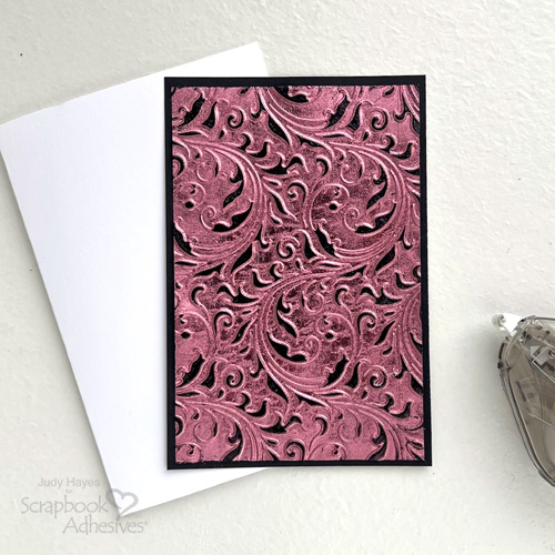 Embossed Foil Congratulations Card by Judy Hayes for Scrapbook Adhesives by 3L