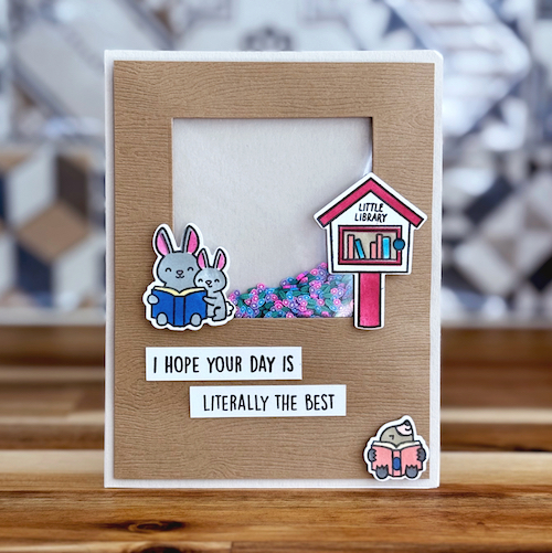 Literally the Best Day Shaker Card by Jennifer Ingle for Scrapbook Adhesives by 3L
