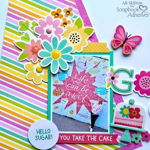 Good Life Layout by Ali Skifton for Scrapbook Adhesives by 3L 