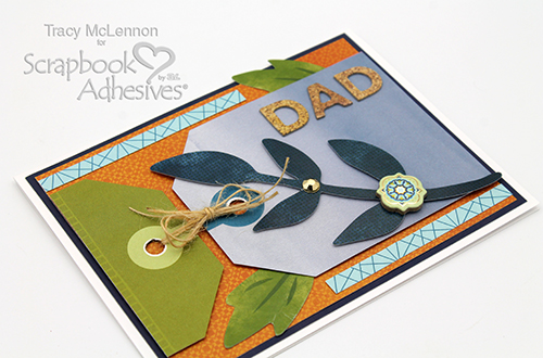 Simple Father's Day Card by Tracy McLennon for Scrapbook Adhesives by 3L