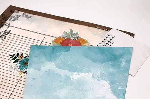 Layered Earthy Layout by Tracy McLennon for Scrapbook Adhesives by 3L