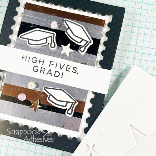 High Fives Grad Card by Teri Anderson for Scrapbook Adhesives by 3L