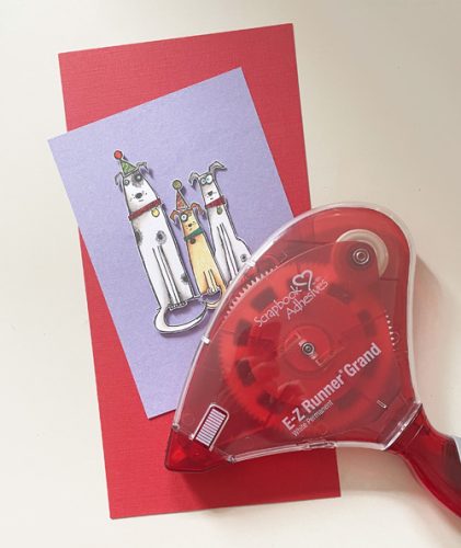 Doggies Birthday Card by Yvonne van de Grijp for Scrapbook Adhesives by 3L 