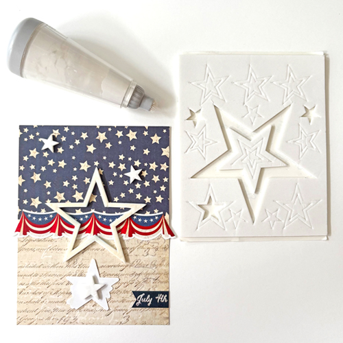 Celebrate 4th of July Card by Margie Higuchi for Scrapbook Adhesives by 3L