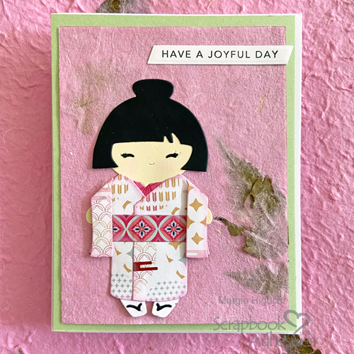 Handmade Joyful Card by Margie Higuchi for Scrapbook Adhesives by 3L