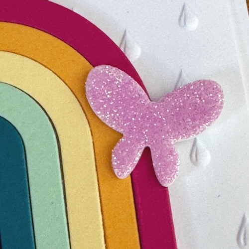 Sending Rainbows and Smiles Card by Jennifer Ingle for Scrapbook Adhesives by 3L