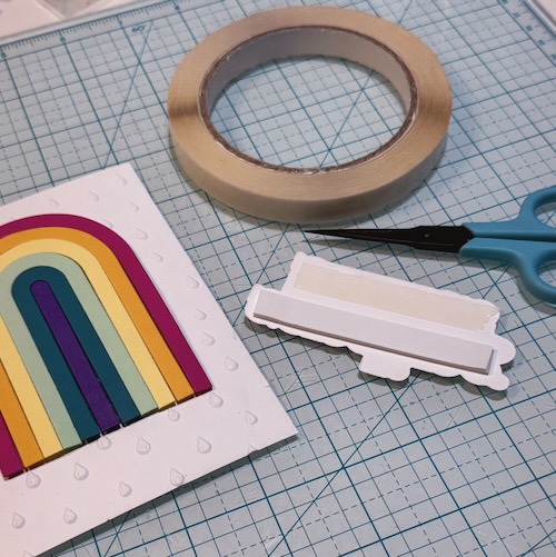 Sending Rainbows and Smiles Card by Jennifer Ingle for Scrapbook Adhesives by 3L