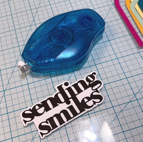 Sending Rainbows and Smiles Card by Jennifer Ingle for Scrapbook Adhesives by 3L