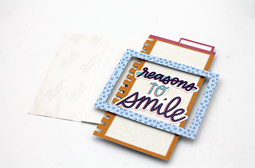 Reasons to Smile Layered Layout by Tracy McLennon for Scrapbook Adhesives by 3L