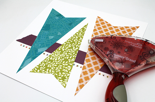 Bright Layered Layout by Tracy McLennon for Scrapbook Adhesives by 3L