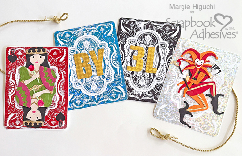 Playing Card Banner by Margie Higuchi for Scrapbook Adhesives by 3L 