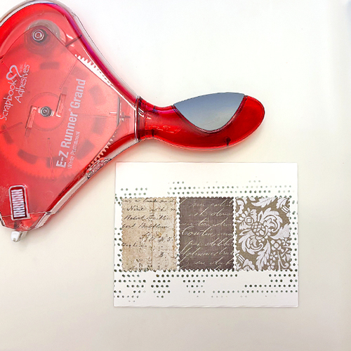 Mixed Media 100% Unique Card by Margie Higuchi for Scrapbook Adhesives by 3L