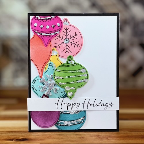 Happy Holidays Card In July by Jennifer Ingle for Scrapbook Adhesives by 3L 