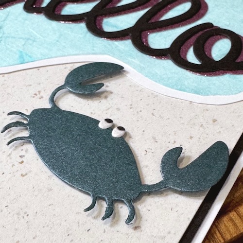 A Beachy Hello Card by Jennifer Ingle for Scrapbook Adhesives by 3L 
