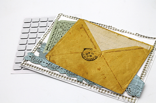 Layered Vintage Style Card by Tracy McLennon for Scrapbook Adhesives by 3L