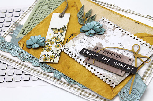 Layered Vintage Style Card by Tracy McLennon for Scrapbook Adhesives by 3L