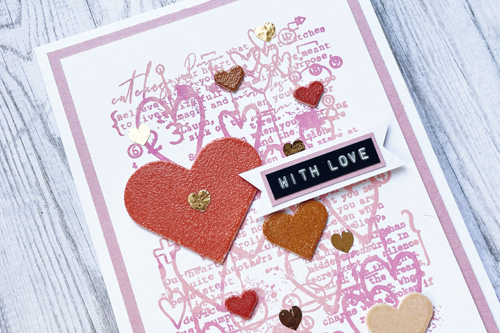 Hearted With Love Card by Yvonne van de Grijp for Scrapbook Adhesives by 3L 