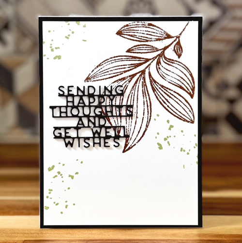 Foiled Get Well Card by Jennifer Ingle for Scrapbook Adhesives by 3L