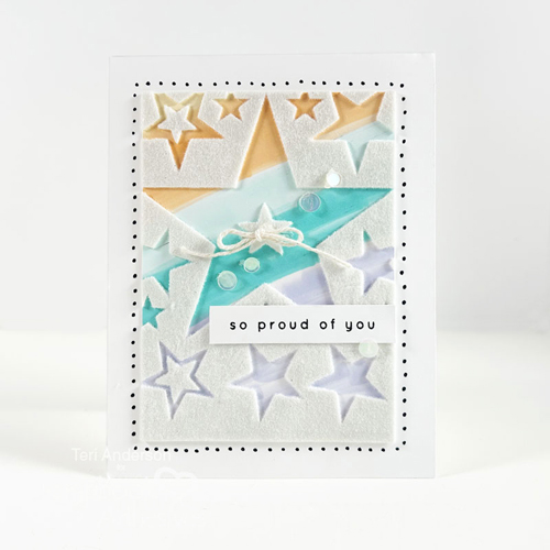 So Proud of You Card by Teri Anderson for Scrapbook Adhesives by 3L