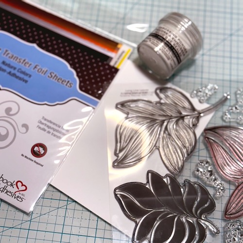 Foiled Get Well Card by Jennifer Ingle for Scrapbook Adhesives by 3L