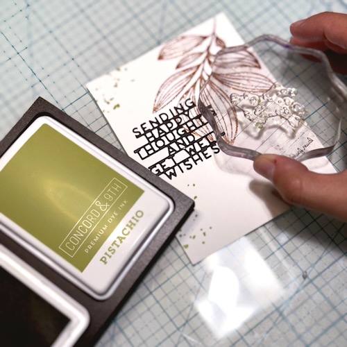 Foiled Get Well Card by Jennifer Ingle for Scrapbook Adhesives by 3L