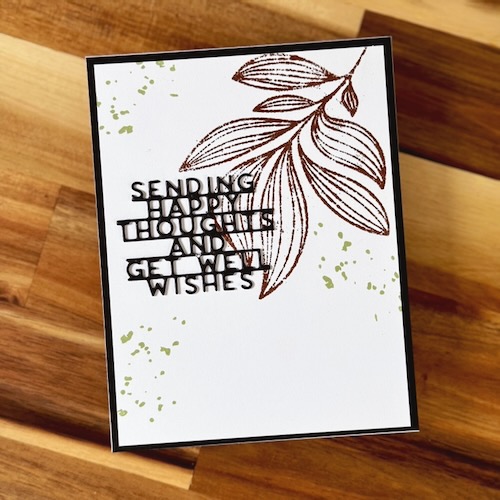 Foiled Get Well Card by Jennifer Ingle for Scrapbook Adhesives by 3L