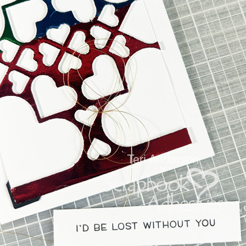 Easy Friendship Foil Card Duo by Teri Anderson for Scrapbook Adhesives by 3L