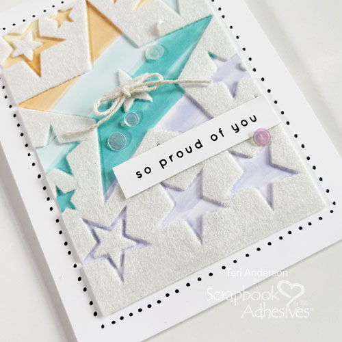 So Proud of You Card by Teri Anderson for Scrapbook Adhesives by 3L