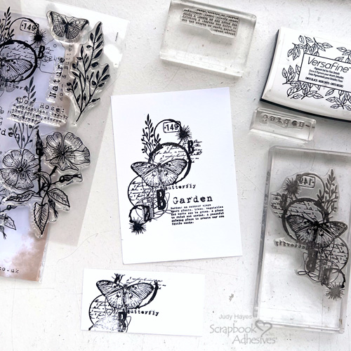 Butterfly Note Card by Judy Hayes for Scrapbook Adhesives by 3L
