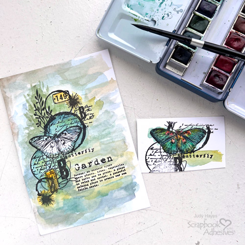 Butterfly Note Card by Judy Hayes for Scrapbook Adhesives by 3L