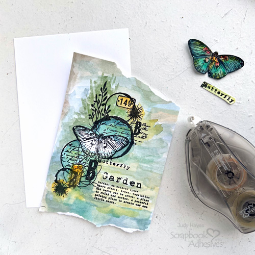Butterfly Note Card by Judy Hayes for Scrapbook Adhesives by 3L