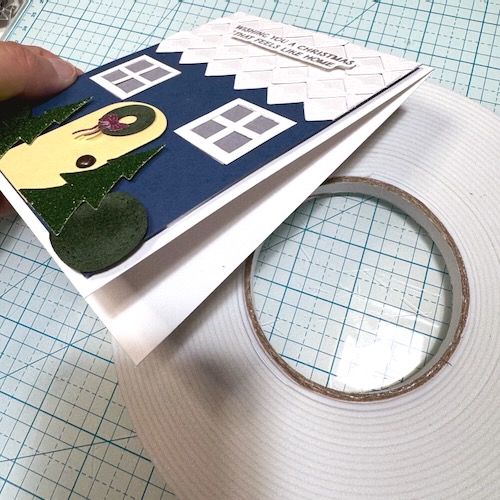 Holiday House Card with Photo Corner Rooftop by Jennifer Ingle for Scrapbook Adhesives by 3L 