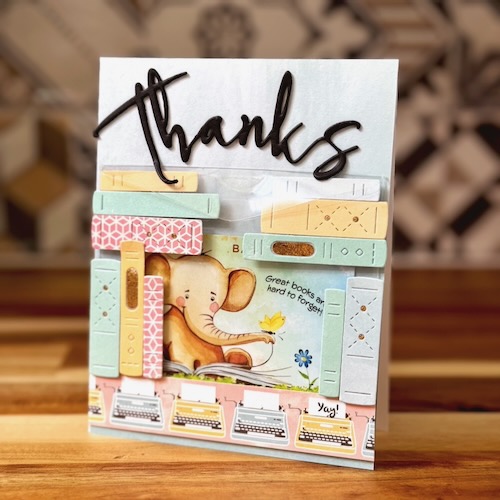 Clever Thanks Gift Card Holder by Jennifer Ingle for Scrapbook Adhesives by 3L 