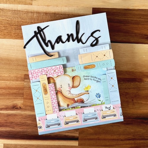 Clever Thanks Gift Card Holder by Jennifer Ingle for Scrapbook Adhesives by 3L 