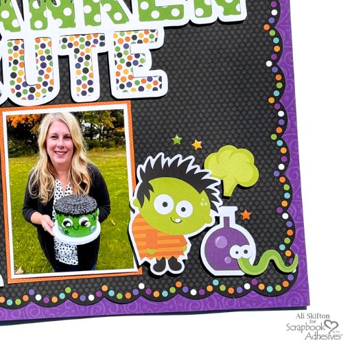 Oh Franken Cute Layout by Ali Skifton for Scrapbook Adhesives by 3L