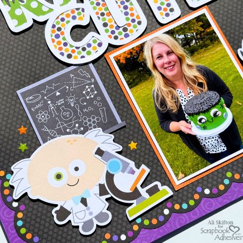 Oh Franken Cute Layout by Ali Skifton for Scrapbook Adhesives by 3L
