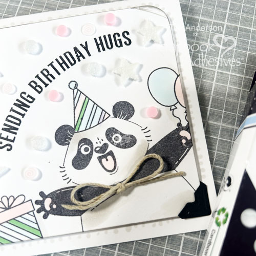 Sending Panda Birthday Hugs Card by Teri Anderson for Scrapbook Adhesives by 3L