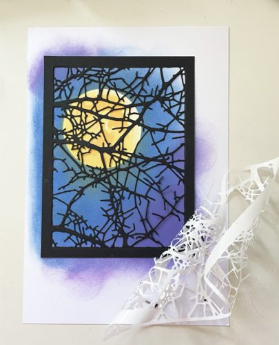 Halloween Moonlight Card by Yvonne van de Grijp for Scrapbook Adhesives by 3L 