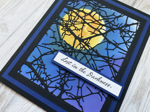 Halloween Moonlight Card by Yvonne van de Grijp for Scrapbook Adhesives by 3L 