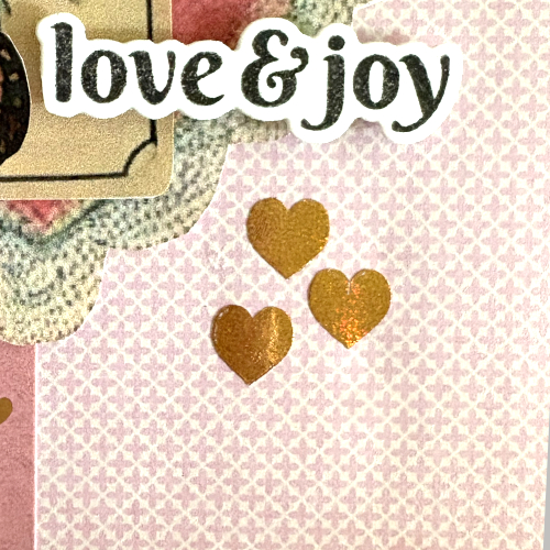Love & Joy Card by Margie Higuchi for Scrapbook Adhesives by 3L